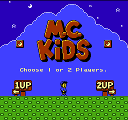 M.C. Kids Title Screen